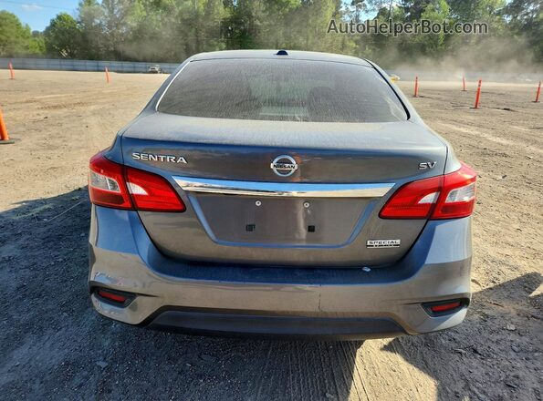 3N1AB7AP4KY234124 2019 NISSAN SENTRA Black Rear view