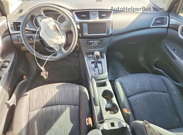 3N1AB7AP4KY234124 2019 NISSAN SENTRA Black Dashboard view