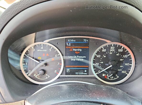 3N1AB7AP4KY234124 2019 NISSAN SENTRA Black Instrument cluster view