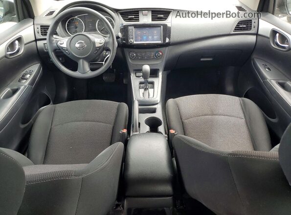 3N1AB7AP4KY252932 2019 NISSAN SENTRA Blue წინა პანელის ხედი