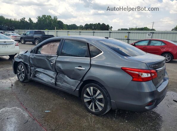 3N1AB7AP4KY259332 2019 NISSAN SENTRA Gray Tył lewy