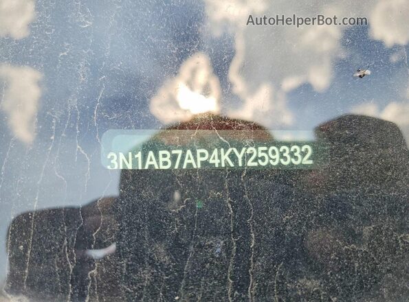 3N1AB7AP4KY259332 2019 NISSAN SENTRA Gray Widok komory silnika