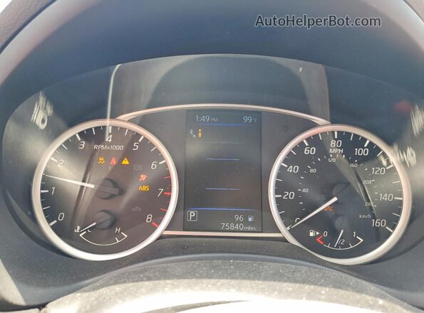 3N1AB7AP4KY259332 2019 NISSAN SENTRA Gray Widok zestawu wskaźników