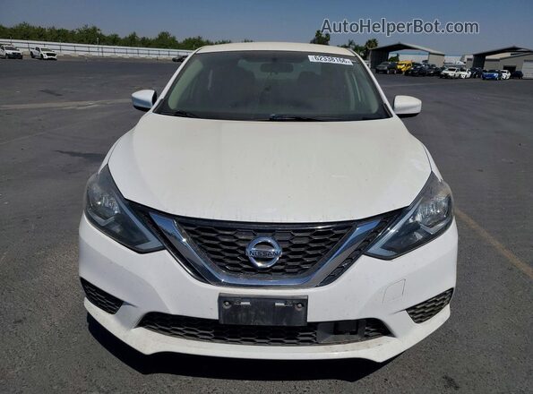3N1AB7AP4KY260867 2019 NISSAN SENTRA White Вид спереду