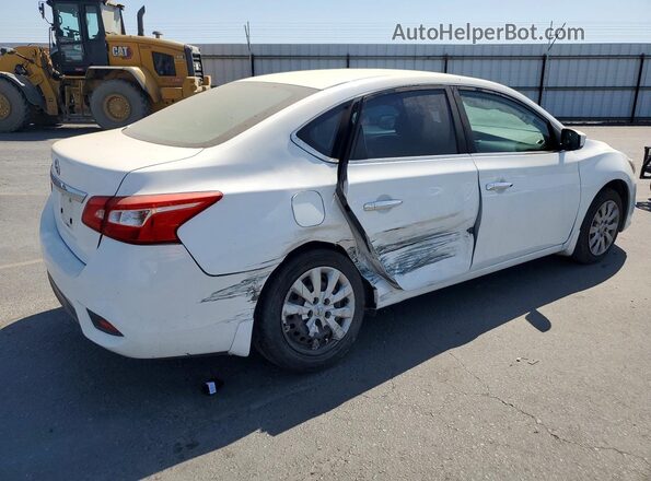 3N1AB7AP4KY260867 2019 NISSAN SENTRA White Задня права чверть