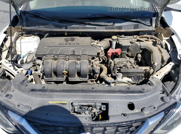 3N1AB7AP4KY260867 2019 NISSAN SENTRA White Вид задньої частини салону