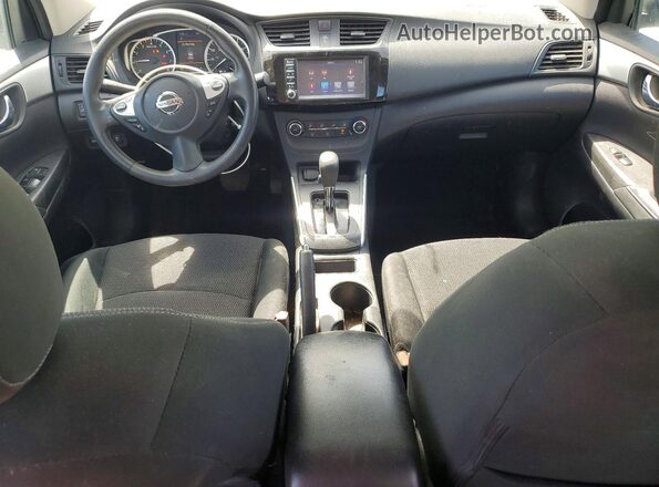 3N1AB7AP4KY260867 2019 NISSAN SENTRA White Вид панелі приладів