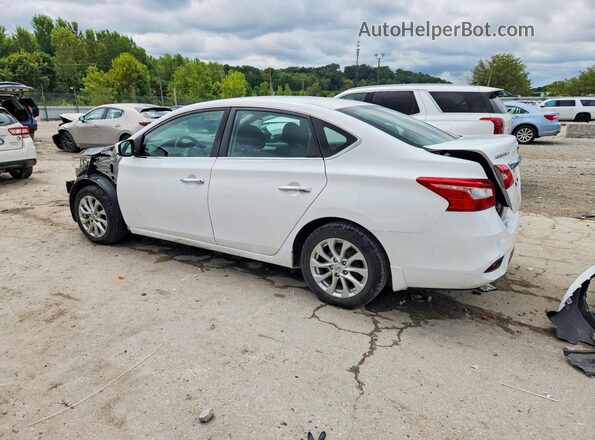 3N1AB7AP4KY260917 2019 NISSAN SENTRA White Rear left
