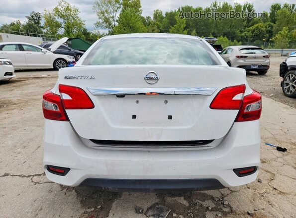 3N1AB7AP4KY260917 2019 NISSAN SENTRA White Rear view
