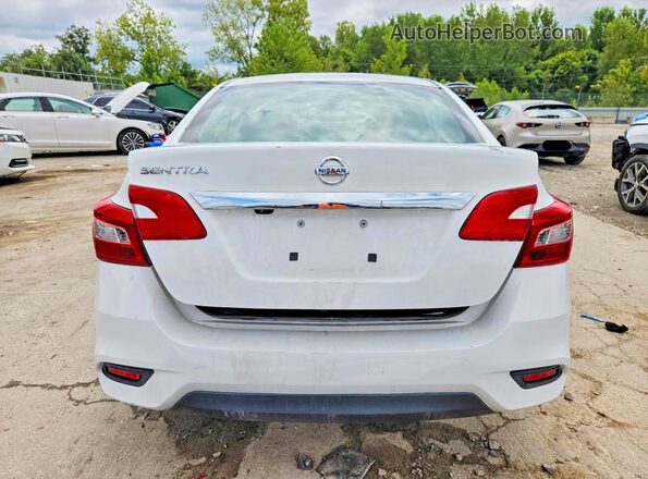 3N1AB7AP4KY260917 2019 NISSAN SENTRA White Front interior view