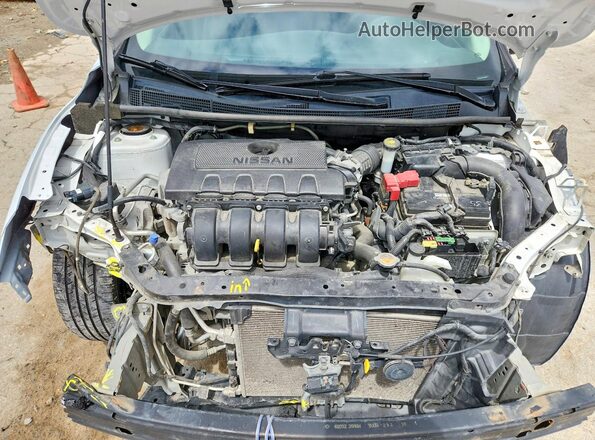 3N1AB7AP4KY260917 2019 NISSAN SENTRA White Engine compartment view