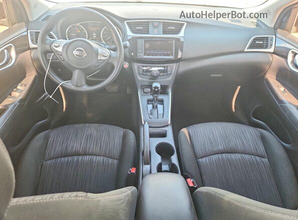 3N1AB7AP4KY270394 2019 NISSAN SENTRA Silver Առջևի վահանակի տեսք
