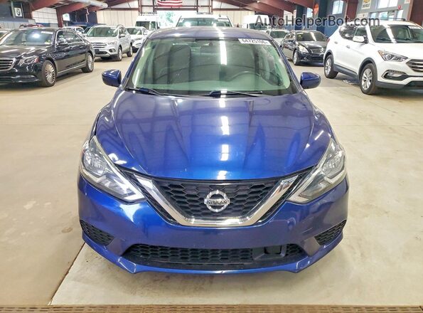3N1AB7AP4KY279242 2019 NISSAN SENTRA Синий Вид спереди