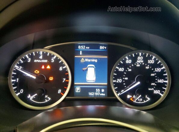 3N1AB7AP4KY279242 2019 NISSAN SENTRA Синий Вид щитка приборов