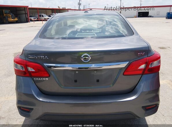 3N1AB7AP4KY280567 2019 NISSAN SENTRA Gray 