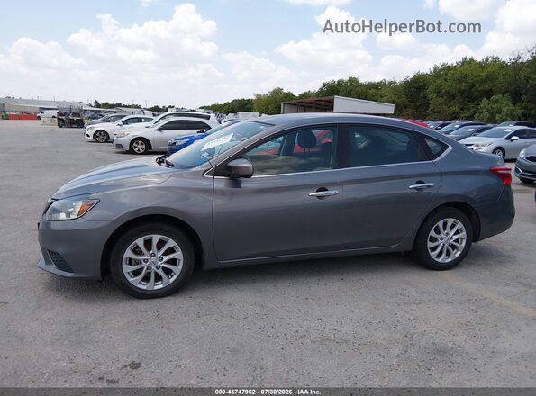 3N1AB7AP4KY280567 2019 NISSAN SENTRA Gray Vista interior de 360 grados