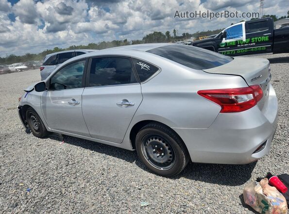 3N1AB7AP4KY282299 2019 NISSAN SENTRA Silver Հետևի ձախ