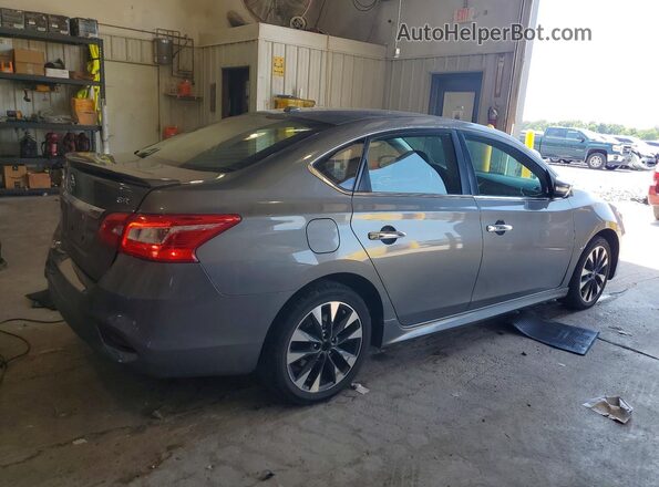 3N1AB7AP4KY289818 2019 NISSAN SENTRA Silver Trasero derecho