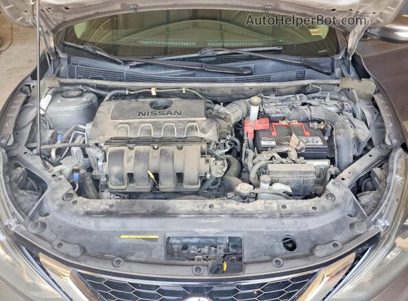 3N1AB7AP4KY289818 2019 NISSAN SENTRA Silver Vista interior trasera