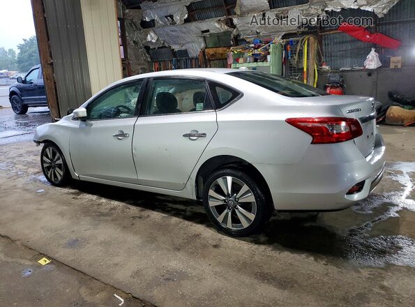 3N1AB7AP4KY290144 2019 NISSAN SENTRA Silver Tył lewy