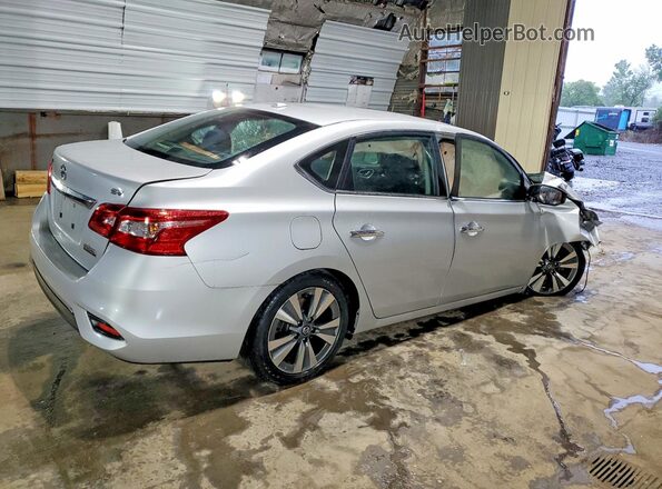 3N1AB7AP4KY290144 2019 NISSAN SENTRA Silver Tył prawy