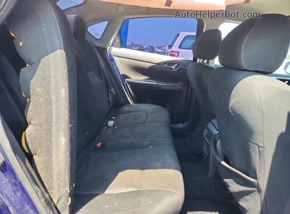 3N1AB7AP4KY306178 2019 NISSAN SENTRA Синий Вид задних сидений