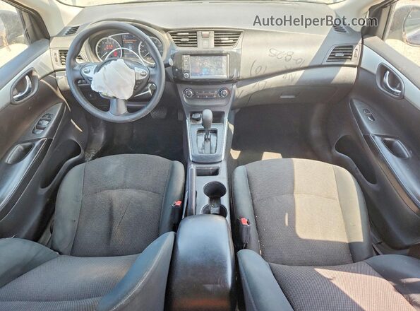 3N1AB7AP4KY306178 2019 NISSAN SENTRA Синий Вид панели приборов
