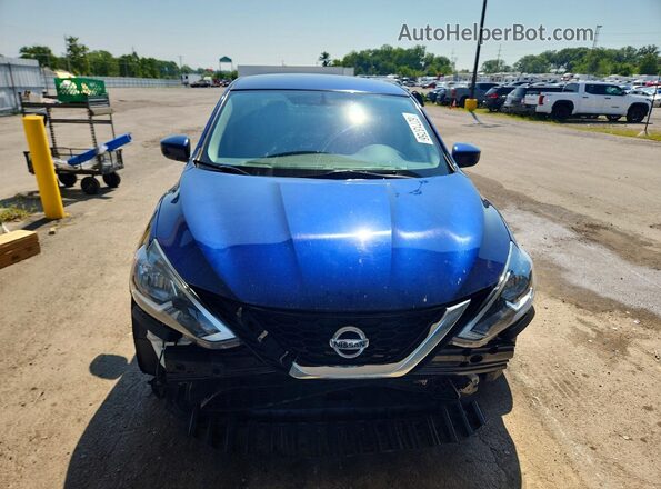 3N1AB7AP4KY316712 2019 NISSAN SENTRA Blue Vista frontal