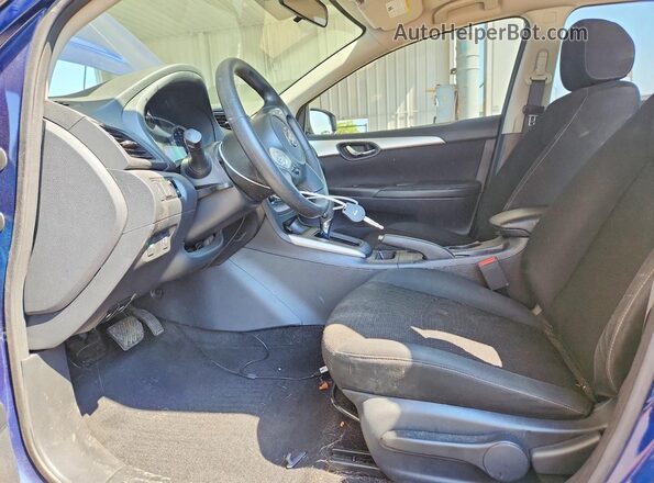3N1AB7AP4KY316712 2019 NISSAN SENTRA Blue Vista interior delantera