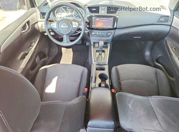3N1AB7AP4KY316712 2019 NISSAN SENTRA Blue Vista del salpicadero