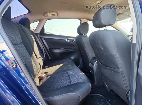 3N1AB7AP4KY331193 2019 NISSAN SENTRA Синий Вид задних сидений