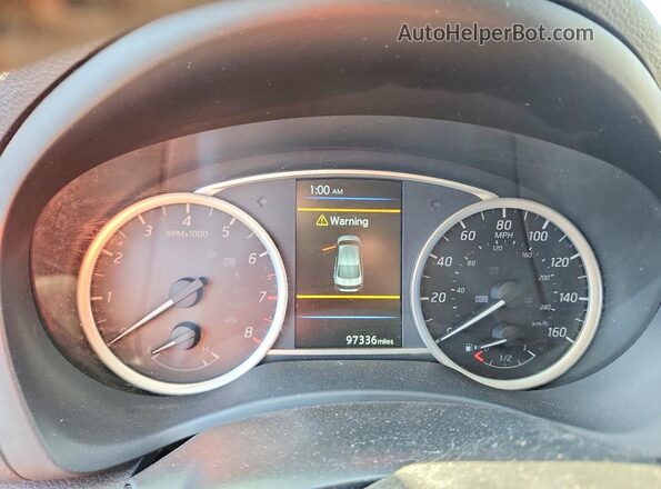 3N1AB7AP4KY331193 2019 NISSAN SENTRA Синий Вид щитка приборов