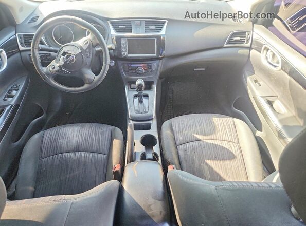 3N1AB7AP4KY331193 2019 NISSAN SENTRA Синий Вид панели приборов
