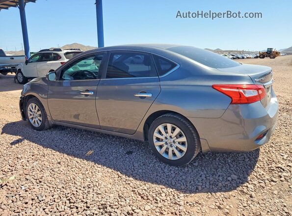 3N1AB7AP4KY348690 2019 NISSAN SENTRA Gray Tył lewy