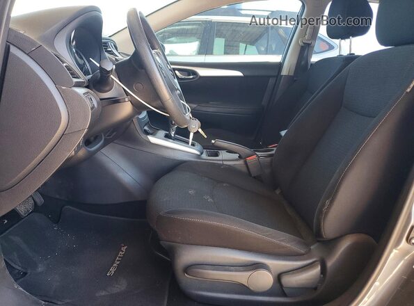 3N1AB7AP4KY348690 2019 NISSAN SENTRA Gray Widok wnętrza z przodu
