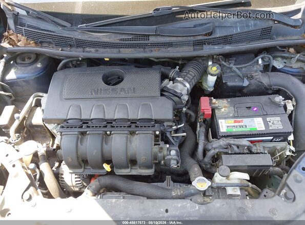 3N1AB7AP4KY362539 2019 NISSAN SENTRA Dark Blue Widok z tyłu