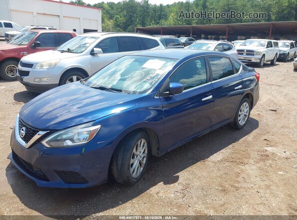 3N1AB7AP4KY362539 2019 NISSAN SENTRA Dark Blue Przód lewy