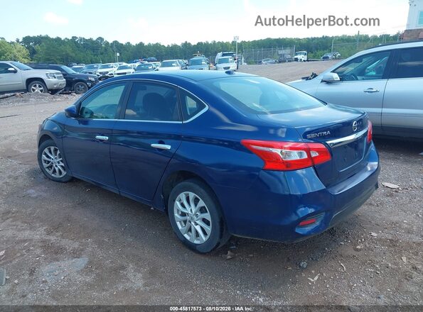 3N1AB7AP4KY362539 2019 NISSAN SENTRA Dark Blue Tył lewy