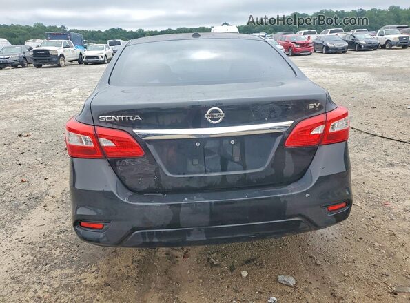 3N1AB7AP4KY379339 2019 NISSAN SENTRA Black Rear view
