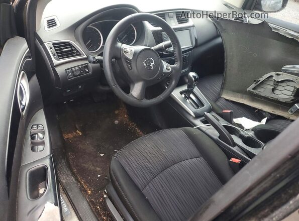3N1AB7AP4KY379339 2019 NISSAN SENTRA Black Dashboard view