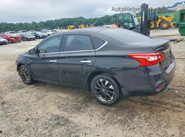3N1AB7AP4KY379339 2019 NISSAN SENTRA Black Rear left