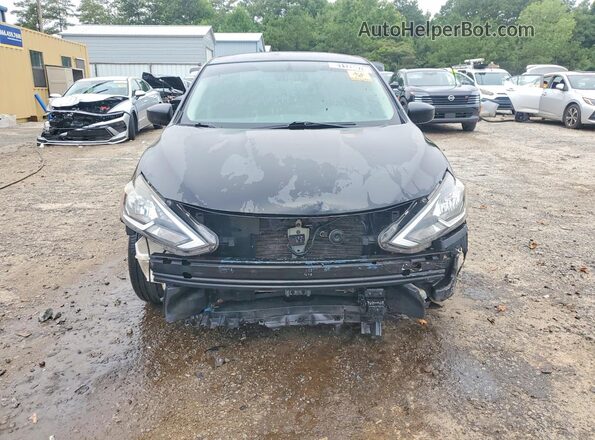 3N1AB7AP4KY379339 2019 NISSAN SENTRA Black Widok z przodu