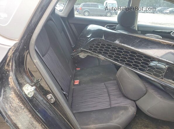 3N1AB7AP4KY379339 2019 NISSAN SENTRA Black Widok tylnych siedzeń