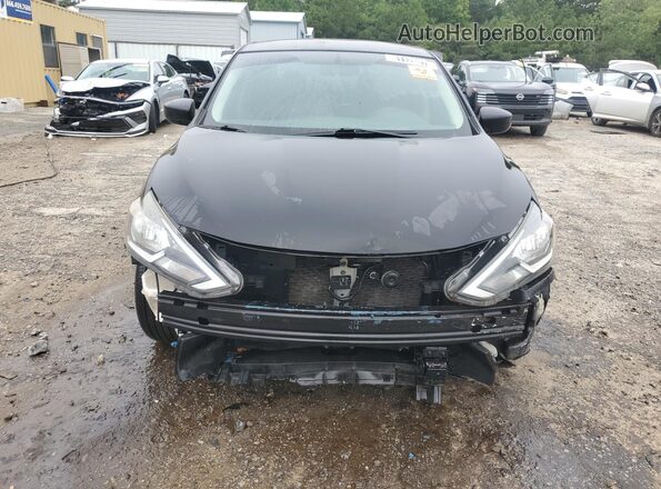 3N1AB7AP4KY379339 2019 NISSAN SENTRA Black Widok wnętrza 360 stopni