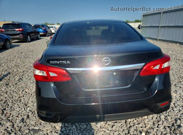 3N1AB7AP4KY380829 2019 NISSAN SENTRA Черный Вид сзади