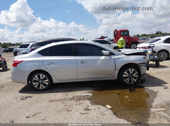 3N1AB7AP4KY399171 2019 NISSAN SENTRA Silver ხელსაწყოთა პანელის ხედი