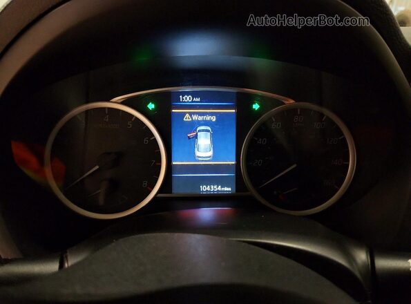 3N1AB7AP4KY413490 2019 NISSAN SENTRA White Vista del cuadro de instrumentos