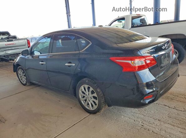 3N1AB7AP4KY418608 2019 NISSAN SENTRA Black Trasero derecho