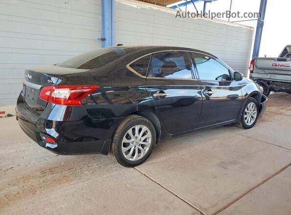 3N1AB7AP4KY418608 2019 NISSAN SENTRA Black Vista trasera