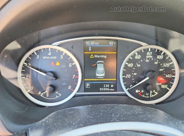 3N1AB7AP4KY422559 2019 NISSAN SENTRA Charcoal Instrument cluster view